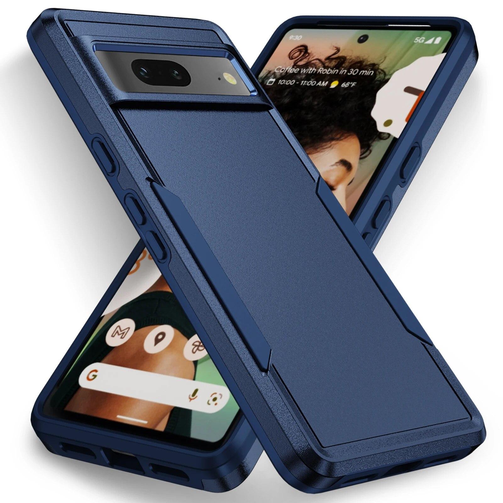Твердий захисний броньований чохол для Google Pixel 8 Pro Pixel8 Pixel7 Pixel7A Pixel 7A 6A 6 7 Pro Pixel6 Pixel6a Нековзкі чохли для телефонів for Pixel 7 темно-синього кольору
Твердий захисний броньований чохол для Google Pixel 8 Pro Pixel8 Pixel7 Pixel7A Pixel 7A 6A 6 7 Pro Pixel6 Pixel6a Нековзкі чохли для телефонів for Pixel 7 темно-синього кольору