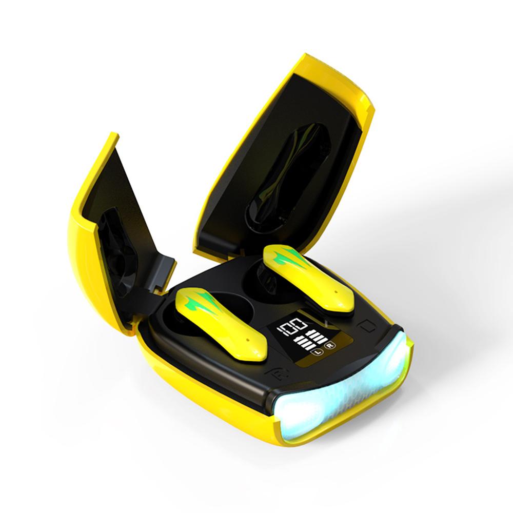 X16PRO TWS Bluetooth-compatible Earphone Music Gaming Headset with Scissors Shaped Door Charging Case Yellow
X16PRO TWS Bluetooth-compatible Earphone Music Gaming Headset with Scissors Shaped Door Charging Case Yellow