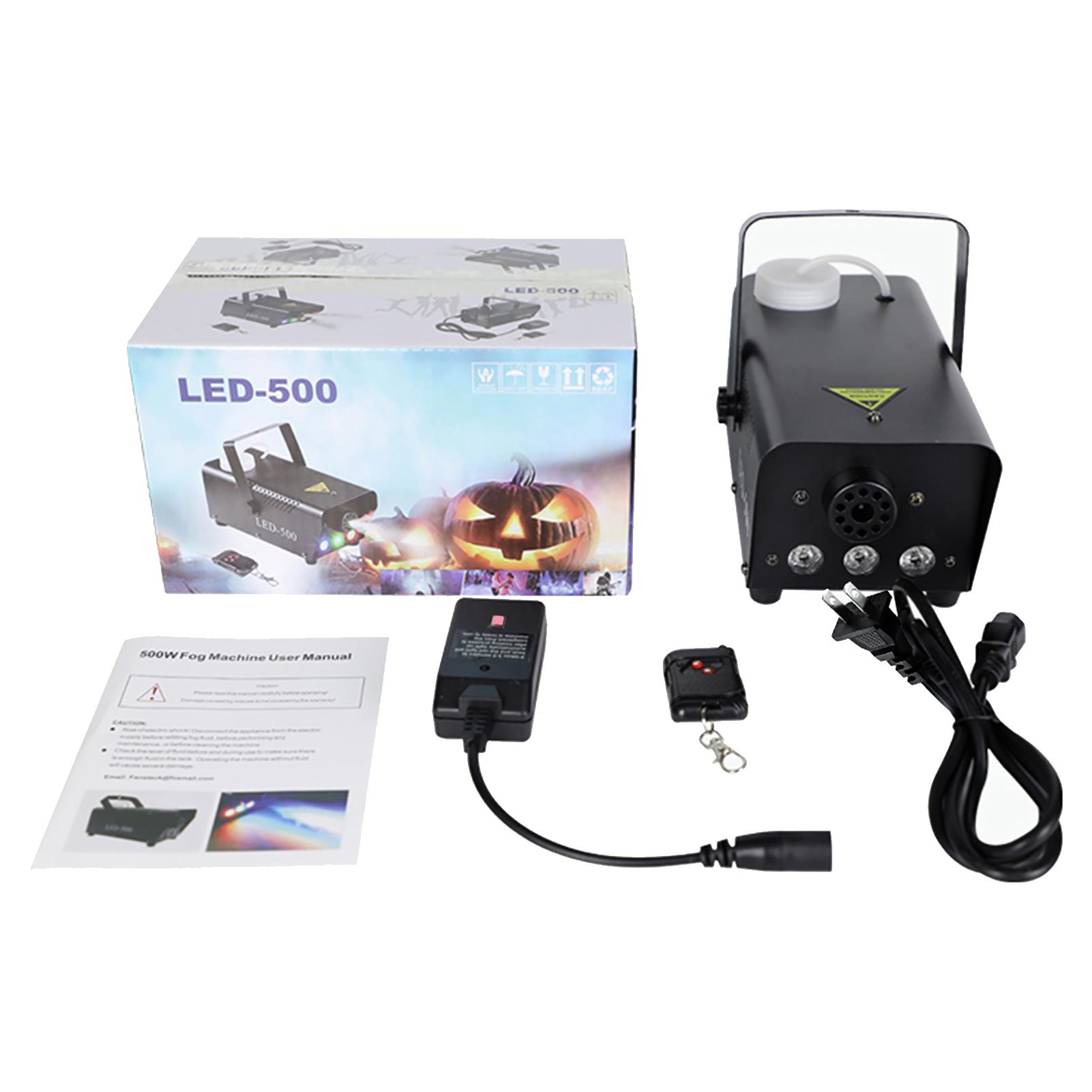 Fog Machine Smoke Machine with LED Lights Remote Control Wireless Colorful Lights Stage Equipment Fog Machine for Bar Party EU Plug чорний
Fog Machine Smoke Machine with LED Lights Remote Control Wireless Colorful Lights Stage Equipment Fog Machine for Bar Party EU Plug чорний