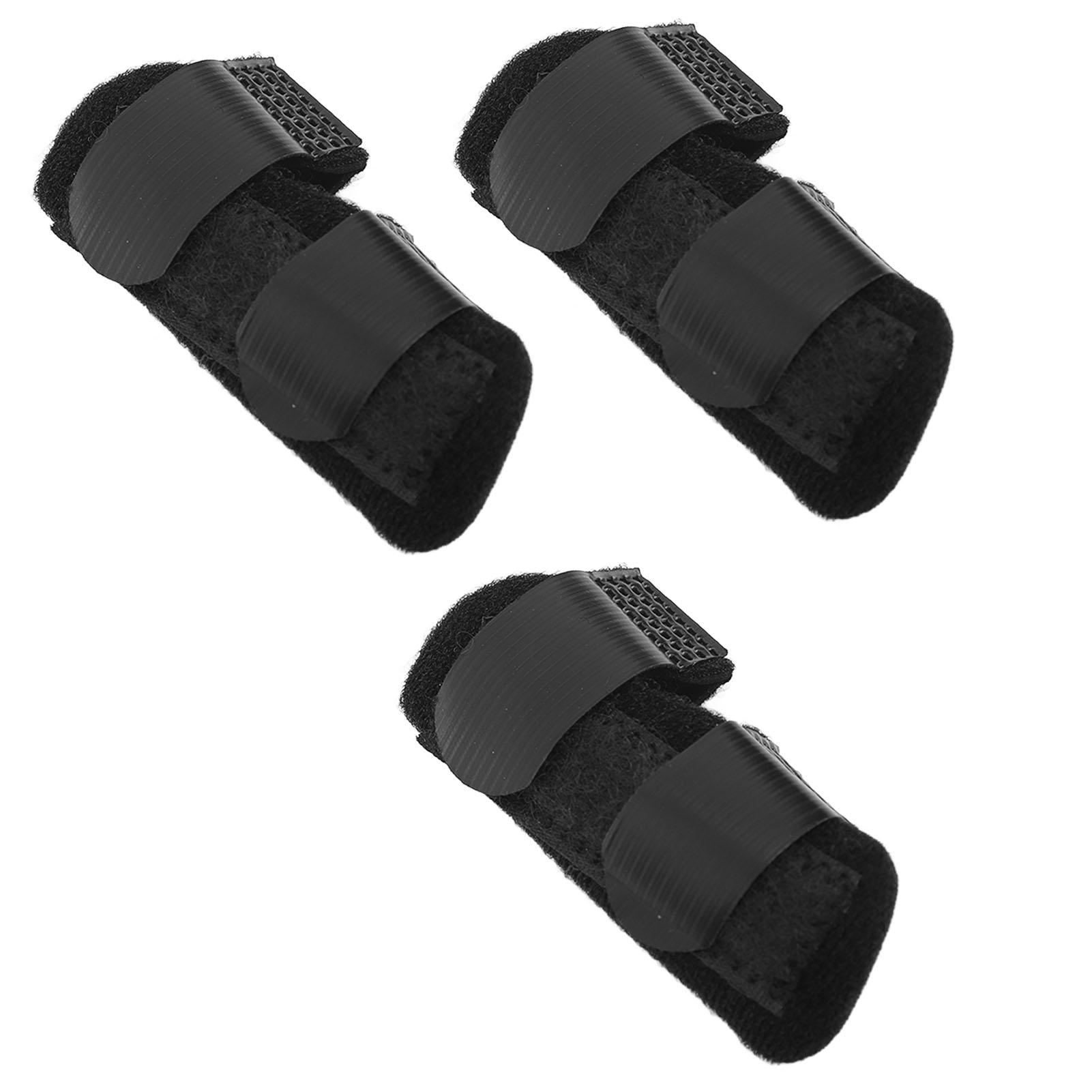 3 шт. Напальчник Композитная ткань Алюминиевый сплав Универсальный Выпрямитель для указательного, среднего и безымянного пальцев