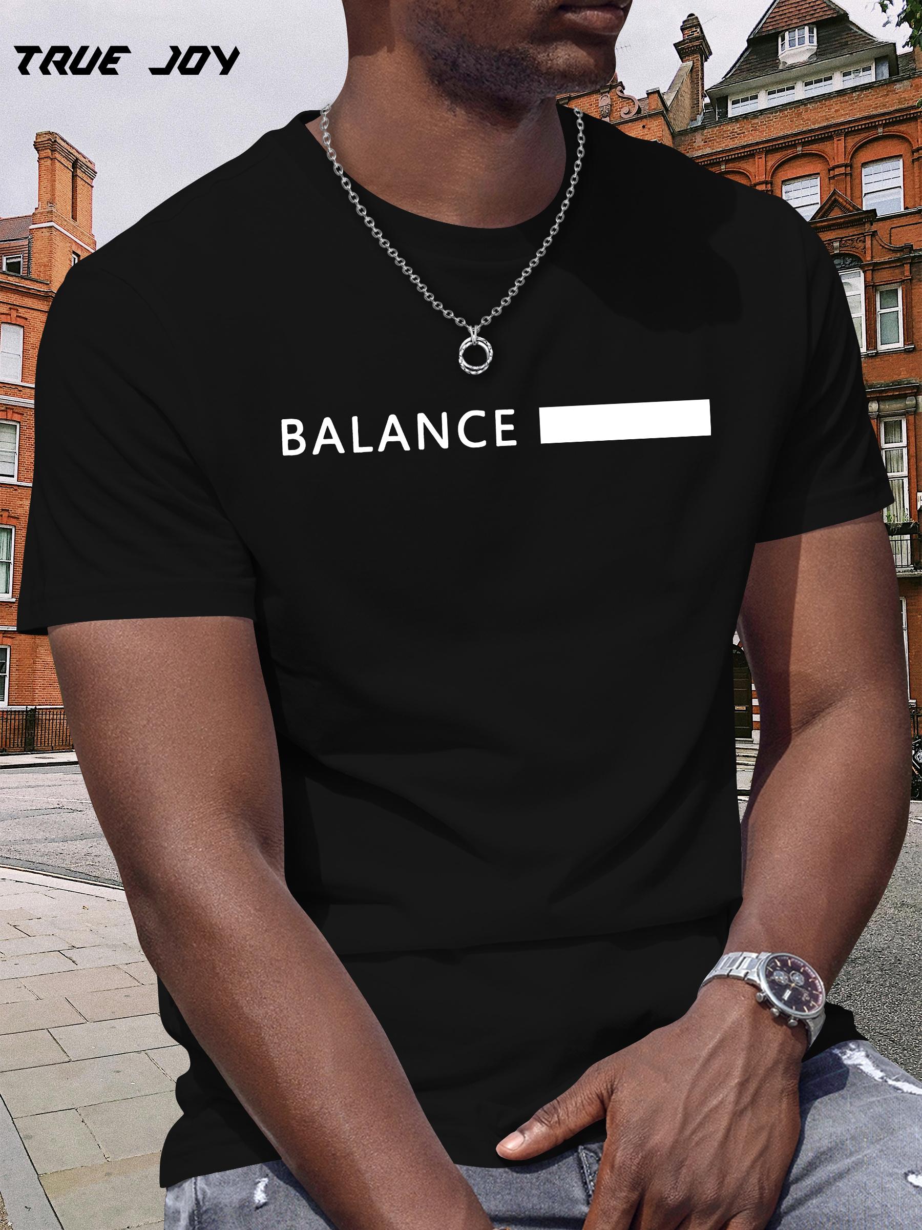 BALANCE Lightweight Quick-Dry T-shirt - Light Blue with Bold BLACK PRINT - Regular Fit Round Neck Tee for Gym XXL
BALANCE Lightweight Quick-Dry T-shirt - Light Blue with Bold BLACK PRINT - Regular Fit Round Neck Tee for Gym XXL
