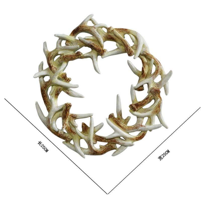 Creative Antler Wreath Home Decoration Resin Deer Antler Statue Living Room Wall Mounted Decorations Fireplace Ornament
Creative Antler Wreath Home Decoration Resin Deer Antler Statue Living Room Wall Mounted Decorations Fireplace Ornament