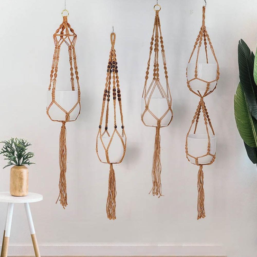 Hemp Rope Hanging Planter Home Garden Supplies Flowerpot Mesh Bag New Balcony Flowerpot Mesh Bag
Hemp Rope Hanging Planter Home Garden Supplies Flowerpot Mesh Bag New Balcony Flowerpot Mesh Bag