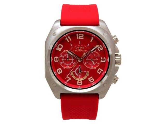 TECHNOS Watch Chronograph T8B43SR Мужские часы с красным силиконовым ремешком Корпус из нержавеющей стали
TECHNOS Watch Chronograph T8B43SR Мужские часы с красным силиконовым ремешком Корпус из нержавеющей стали