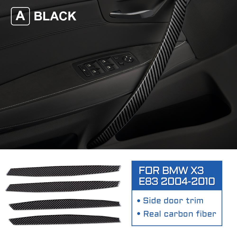 AIRSPEED 4pcs Car Door Handle Trim Sticker Carbon Fiber For BMW X3 E83 2004 2005 2006 2007 2008 2009 2010 Interior Accessories
AIRSPEED 4pcs Car Door Handle Trim Sticker Carbon Fiber For BMW X3 E83 2004 2005 2006 2007 2008 2009 2010 Interior Accessories