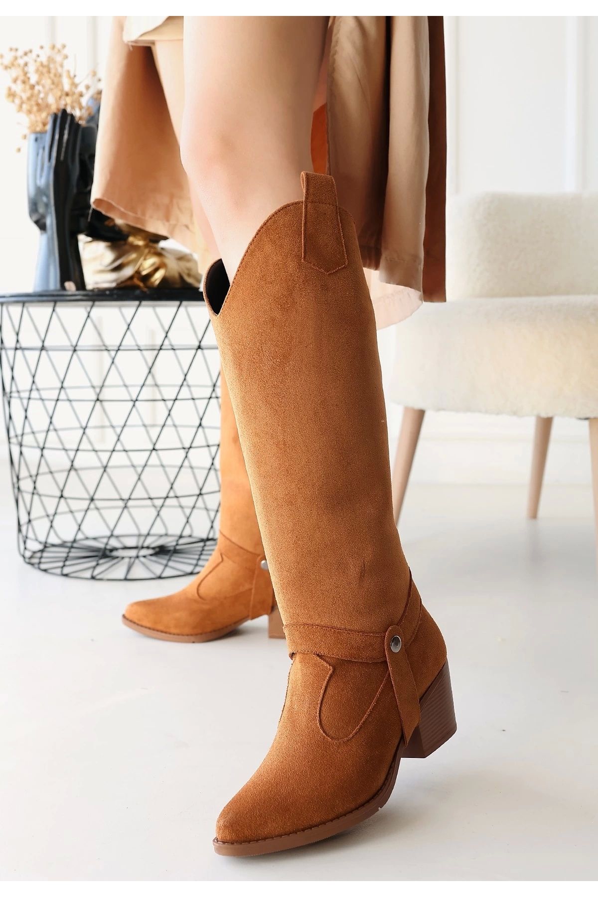 Women Modern Stylish Fashion Boots Boots Faux Leather Suede Milla Tan Suede Slip On Heeled Boots And Boots 40
Women Modern Stylish Fashion Boots Boots Faux Leather Suede Milla Tan Suede Slip On Heeled Boots And Boots 40
