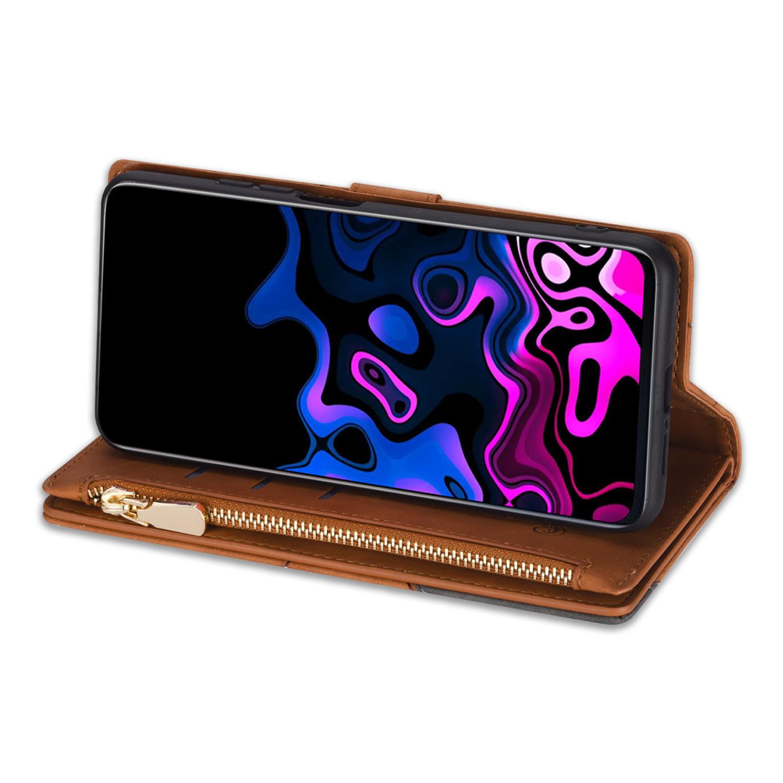 For Samsung Galaxy S25 Ultra Wallet Case Color Splicing Leather Phone Cover with Stand Brown
For Samsung Galaxy S25 Ultra Wallet Case Color Splicing Leather Phone Cover with Stand Brown