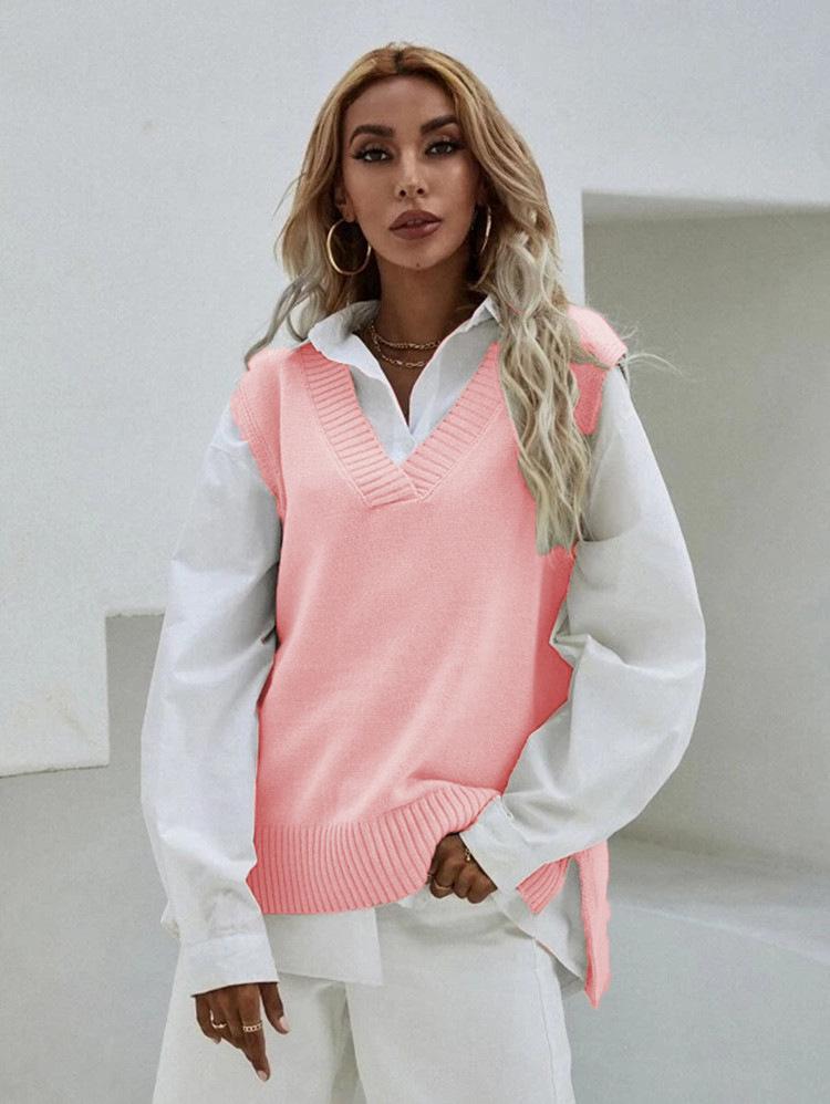 Женский приталенный трикотажный жилет-безрукавка с V-образным вырезом - Новая весенняя коллекция 2025 One Size розовый
Женский приталенный трикотажный жилет-безрукавка с V-образным вырезом - Новая весенняя коллекция 2025 One Size розовый