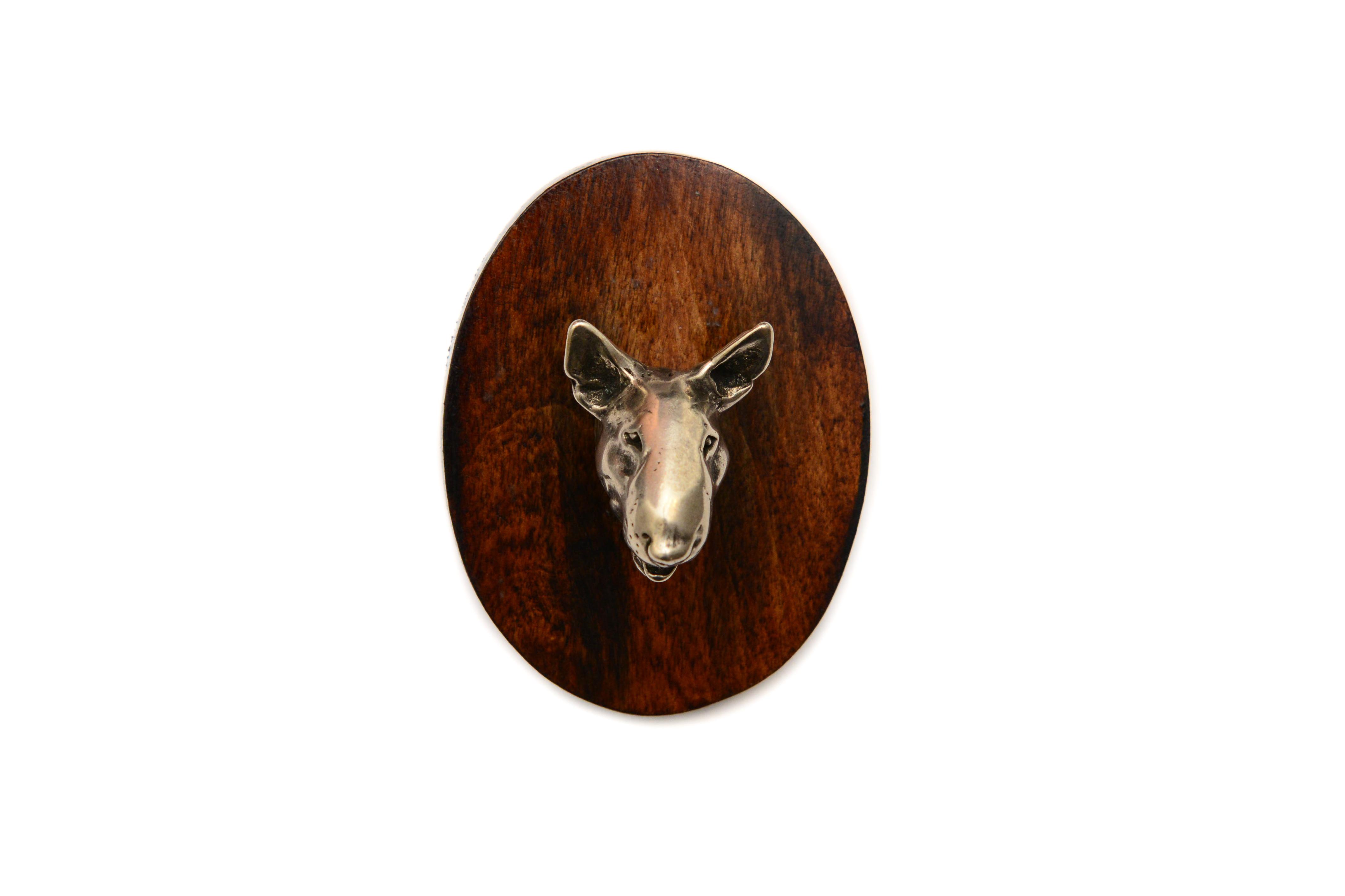 Bull Terrier 3D - Dog show brooch, starter number clip, dog pin by Art-Dog коричневий
Bull Terrier 3D - Dog show brooch, starter number clip, dog pin by Art-Dog коричневий