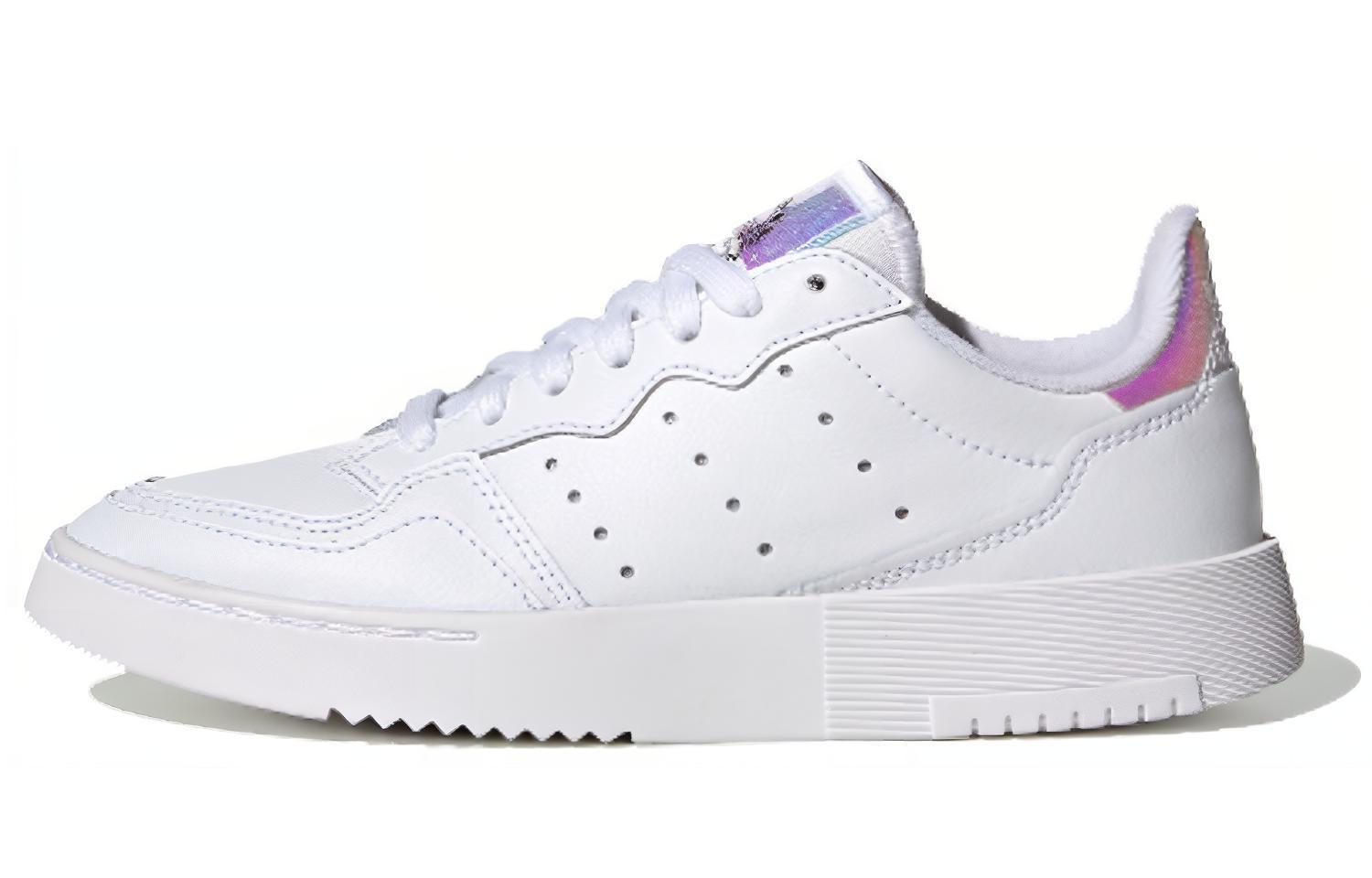 Adidas Originals Super Court J Slip Resistant Slip Resistant Low top Kids Skateboarding Shoes White Purple Pink EG8489 37
Adidas Originals Super Court J Slip Resistant Slip Resistant Low top Kids Skateboarding Shoes White Purple Pink EG8489 37