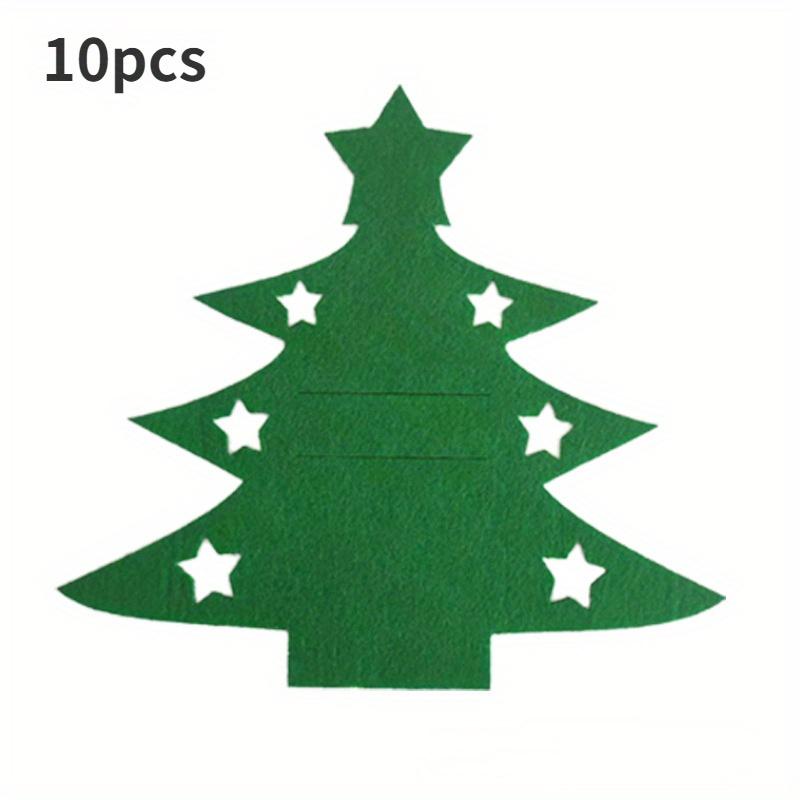 10pcs Christmas Decorations Felt Cloth Cutlery Set Party Mini Christmas Tree Spork and Spoon Bag Spork and Spoon Bag Decoration
10pcs Christmas Decorations Felt Cloth Cutlery Set Party Mini Christmas Tree Spork and Spoon Bag Spork and Spoon Bag Decoration