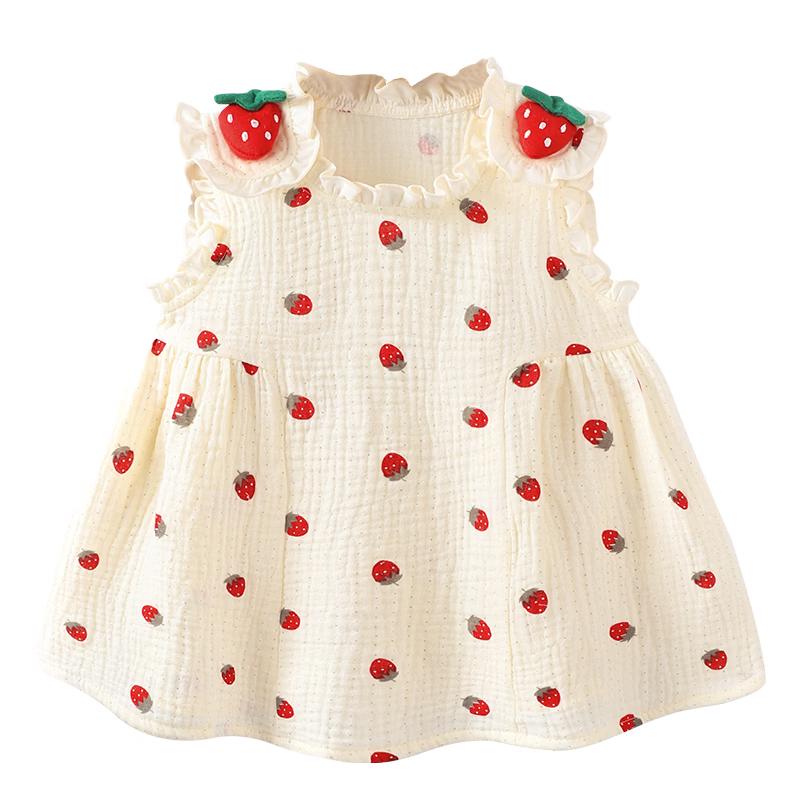 Baby Girls Strawberry Strap Dress 100
Baby Girls Strawberry Strap Dress 100