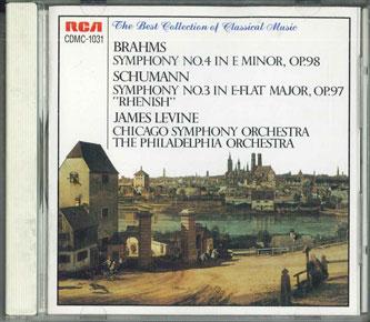 CD JAMES LEVINE, CHICAGO SYMPHONY ORCH - Brahms : Symphony No.4 / Schumann : CDMC1031 RCA Japan Classical Used
CD JAMES LEVINE, CHICAGO SYMPHONY ORCH - Brahms : Symphony No.4 / Schumann : CDMC1031 RCA Japan Classical Used