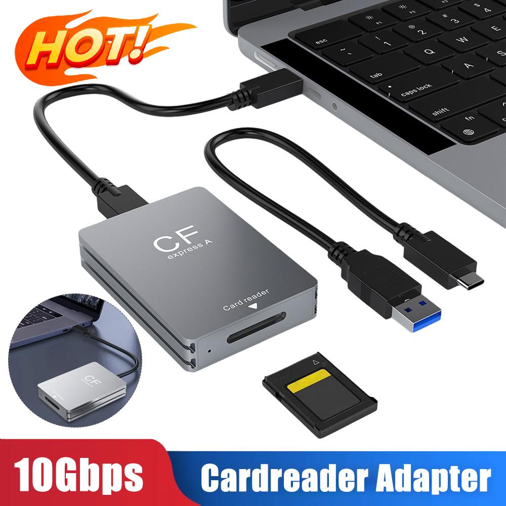 Зчитувач карт CFexpress Type A з кабелем USB C до USB C/USB A Портативний зчитувач CF Express Підтримка Android/Windows/Mac OS для дзеркальних камер China Mainland
Зчитувач карт CFexpress Type A з кабелем USB C до USB C/USB A Портативний зчитувач CF Express Підтримка Android/Windows/Mac OS для дзеркальних камер China Mainland