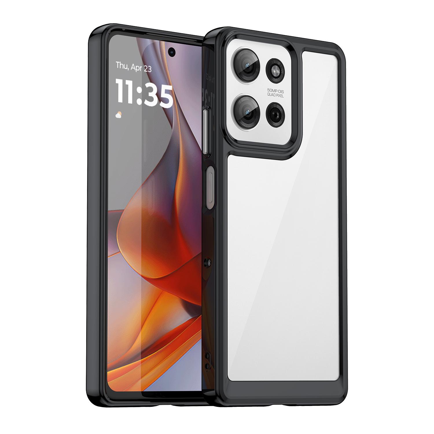 For Motorola Moto G75 5G Phone Case WANLONFENG XC Series TPU Acrylic Cover with Tempered Glass (Big Lens Hole) Transparent Blue
For Motorola Moto G75 5G Phone Case WANLONFENG XC Series TPU Acrylic Cover with Tempered Glass (Big Lens Hole) Transparent Blue