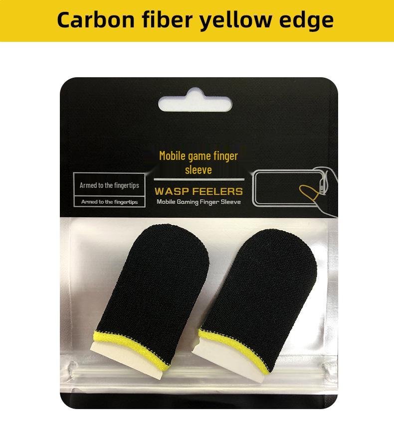 Carbon Fiber Anti-Slip Gaming Finger Sleeves for Esports and Mobile Gaming
Carbon Fiber Anti-Slip Gaming Finger Sleeves for Esports and Mobile Gaming