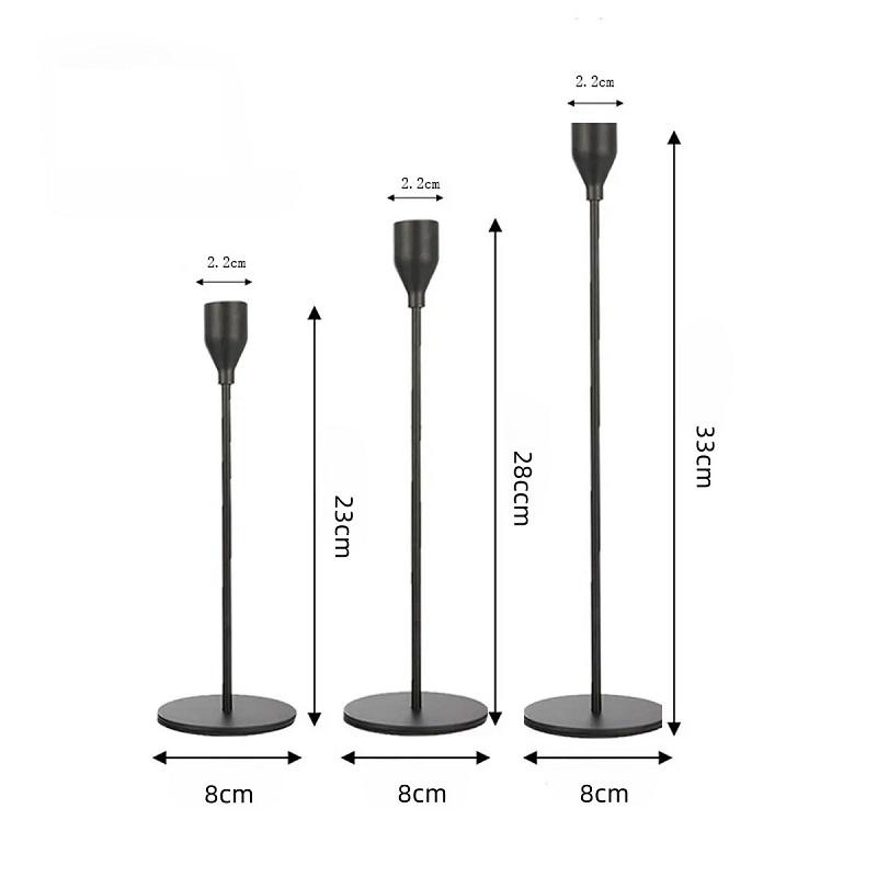 European Style Candle Holder Set - 3-Piece Electroplated Centerpiece for Romantic Dinner & Wedding
European Style Candle Holder Set - 3-Piece Electroplated Centerpiece for Romantic Dinner & Wedding