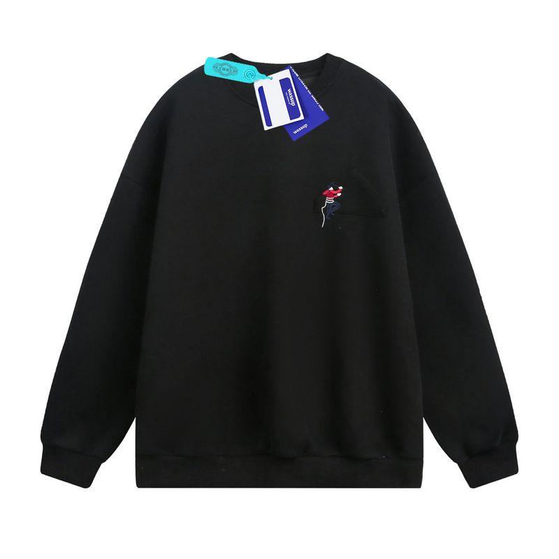 Heavyweight Crewneck Sweatshirt for Men with Embroidery, Heavy Craftsmanship, Versatile for Spring and Autumn, Trendy Pullover Couple s Top Black X L
Heavyweight Crewneck Sweatshirt for Men with Embroidery, Heavy Craftsmanship, Versatile for Spring and Autumn, Trendy Pullover Couple s Top Black X L