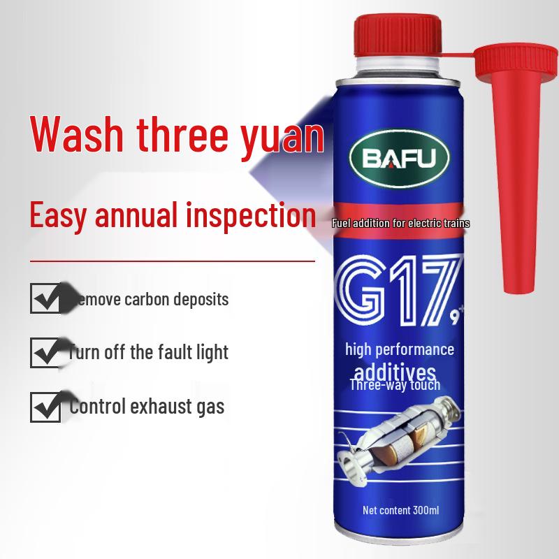 BAFU G17 Очиститель каталитического нейтрализатора: Присадка для топлива двигателя и удалитель нагара
BAFU G17 Очиститель каталитического нейтрализатора: Присадка для топлива двигателя и удалитель нагара