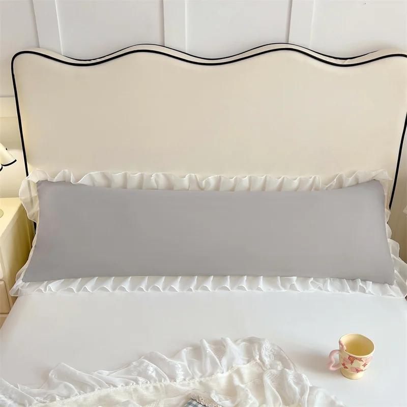 One single double long pillowcase pillow cover for couples at home, extended 1.2m 1.51.8m pillowcase (without core) 48x120cm светло-серый
One single double long pillowcase pillow cover for couples at home, extended 1.2m 1.51.8m pillowcase (without core) 48x120cm светло-серый