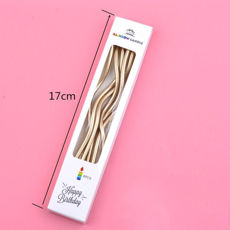 6 шт./компл. цветные свечи на день рождения с подставкой для торта, праздничные принадлежности, свадебные украшения, атмосфера детского праздника
6 шт./компл. цветные свечи на день рождения с подставкой для торта, праздничные принадлежности, свадебные украшения, атмосфера детского праздника