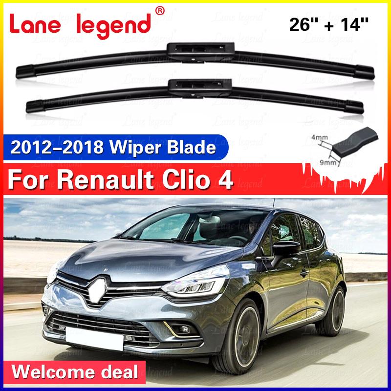Wiper Front Wiper Blades For Renault Clio 4 2012 2013 2014 2015 2016 2017 2018 Windshield Windscreen Front Window 26 +14 Renault Clio
Wiper Front Wiper Blades For Renault Clio 4 2012 2013 2014 2015 2016 2017 2018 Windshield Windscreen Front Window 26 +14 Renault Clio