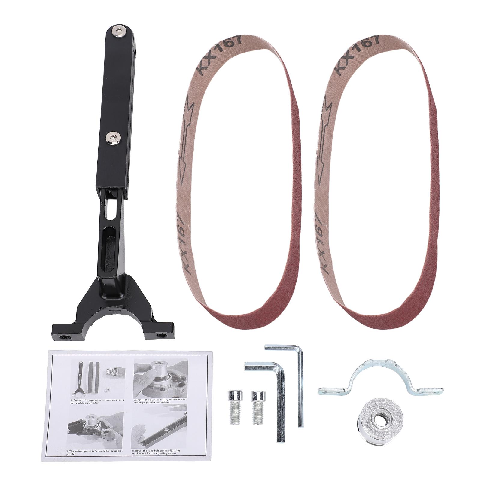 Grinder to Sander Attachment Angle Grinder to Belt Sander Converter Kit Sander Conversion Kit for 100/125 Angle Grinders
Grinder to Sander Attachment Angle Grinder to Belt Sander Converter Kit Sander Conversion Kit for 100/125 Angle Grinders