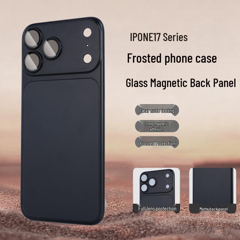 Magnetic Adsorption Frosted AG Glass Back Sticker for iPhone 17 Pro Max, Compatible with Apple 15, Quick Installation. iPhone 16 Pro
Magnetic Adsorption Frosted AG Glass Back Sticker for iPhone 17 Pro Max, Compatible with Apple 15, Quick Installation. iPhone 16 Pro