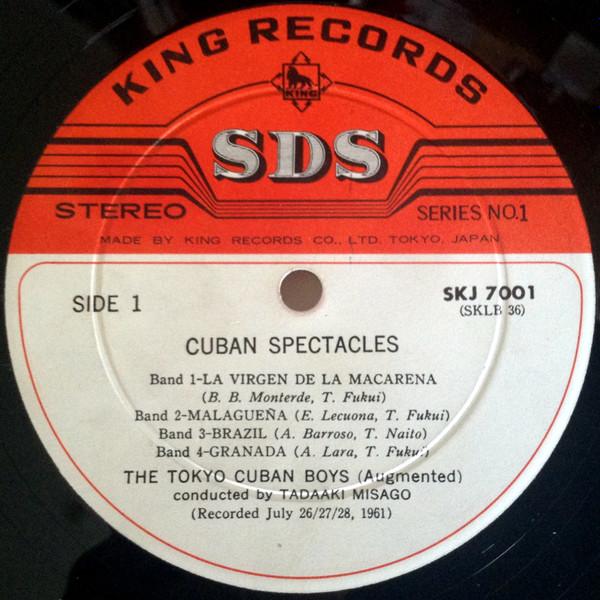 LP Record TOKYO CUBAN BOYS - Cuban Spectacles SKJ7001 King Records 1961 Japan Latin Used
LP Record TOKYO CUBAN BOYS - Cuban Spectacles SKJ7001 King Records 1961 Japan Latin Used