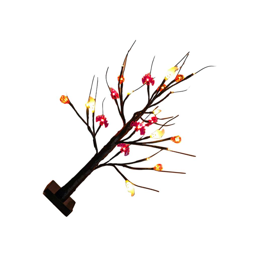 Halloween Tree Festive Ambiance With Black Ghosts And LED Orange Light Sturdy 60cmthree spell silv
Halloween Tree Festive Ambiance With Black Ghosts And LED Orange Light Sturdy 60cmthree spell silv