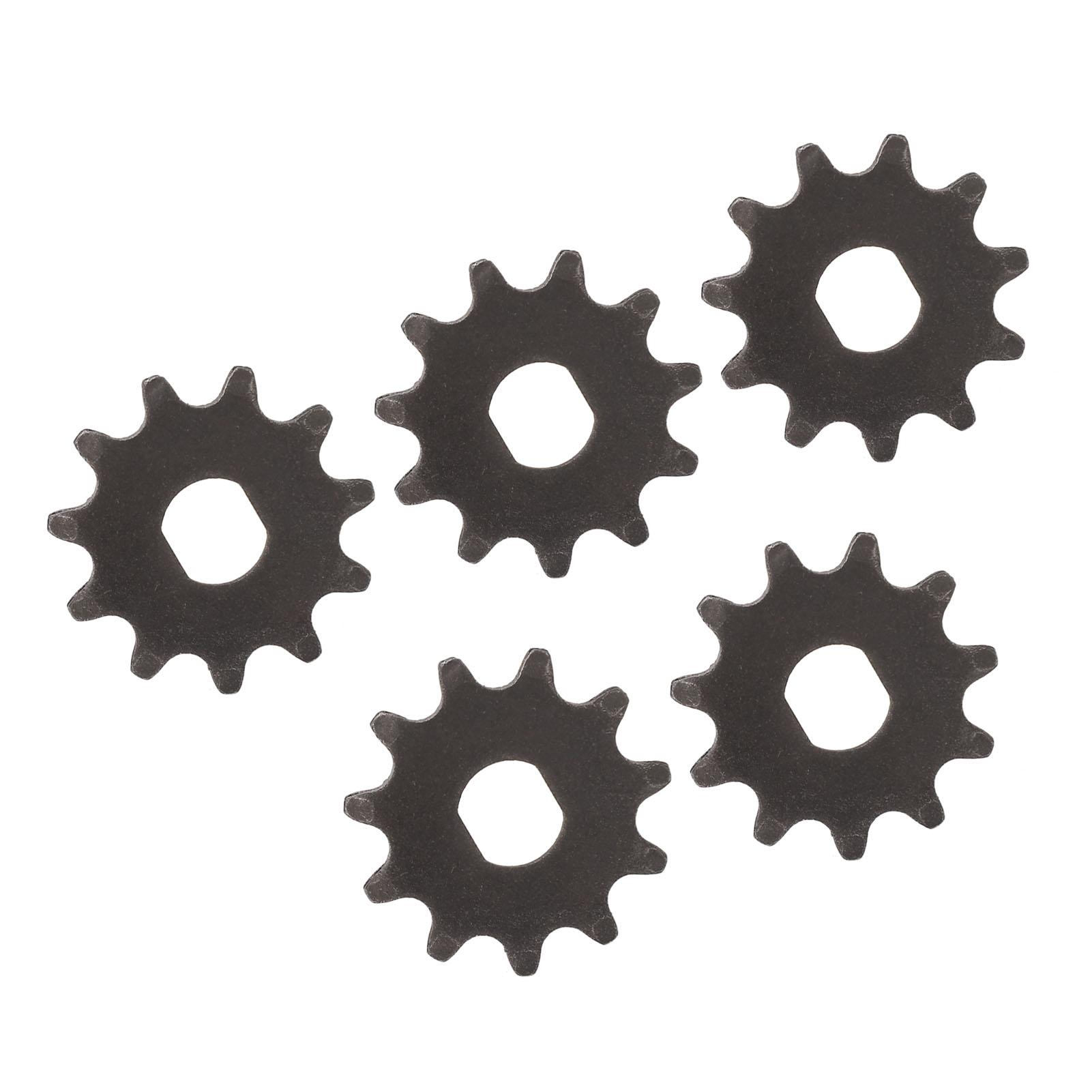 5 PCS T8F 11T Front Sprocket Steel Sturdy Electric Scooter 11T Sprocket for 43cc 47cc 49cc Mini Scooter
5 PCS T8F 11T Front Sprocket Steel Sturdy Electric Scooter 11T Sprocket for 43cc 47cc 49cc Mini Scooter