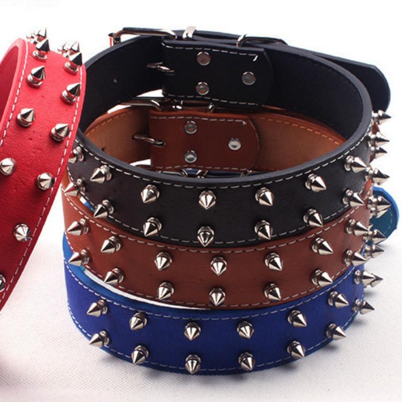 Pet Collar Punk Style PU Willow Nail Collar Medium and Large Dog Special Collar Necklace Dog Necklace
Pet Collar Punk Style PU Willow Nail Collar Medium and Large Dog Special Collar Necklace Dog Necklace