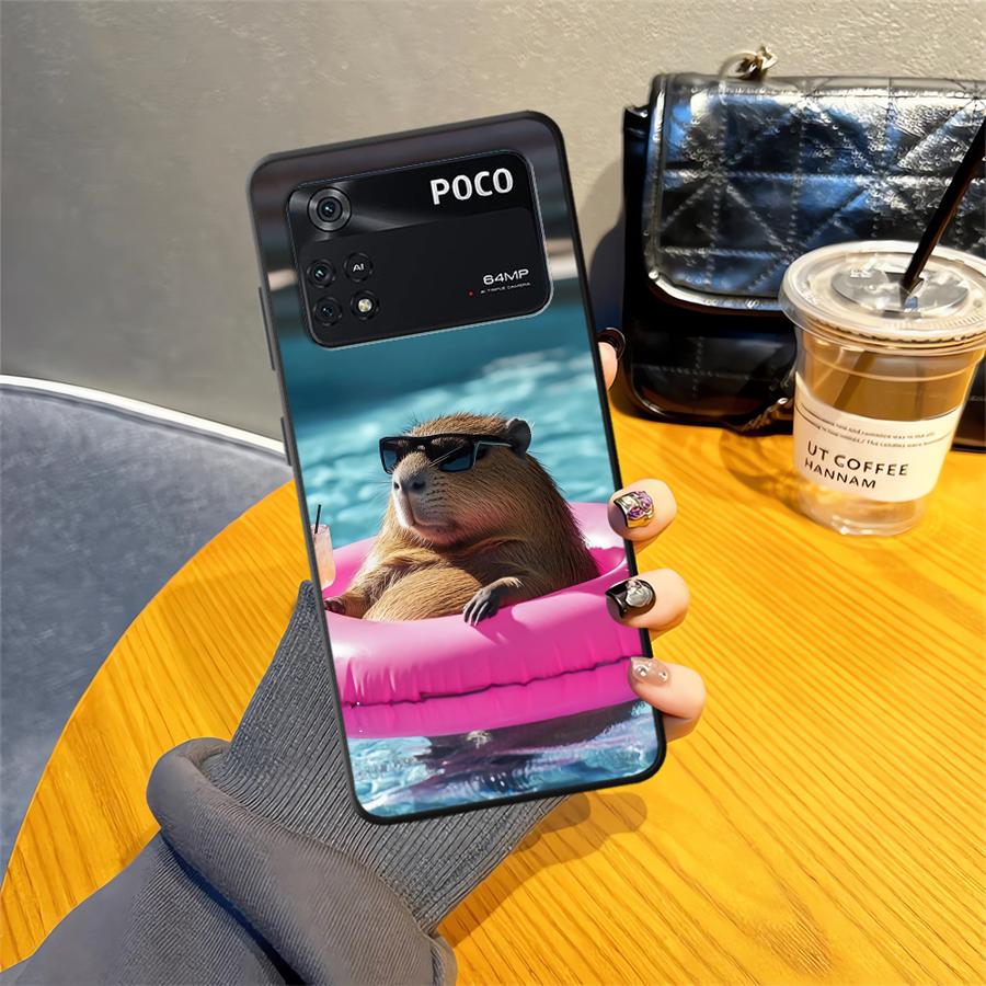 Case for Xiaomi Poco M3 M4 M7 Pro C40 C50 F3 M5 F1 C61 C71 X3 X4 X5 X7 Pro C75 Black Soft Phone Cover Cute Capybara Poco M4 Pro 5G
Case for Xiaomi Poco M3 M4 M7 Pro C40 C50 F3 M5 F1 C61 C71 X3 X4 X5 X7 Pro C75 Black Soft Phone Cover Cute Capybara Poco M4 Pro 5G