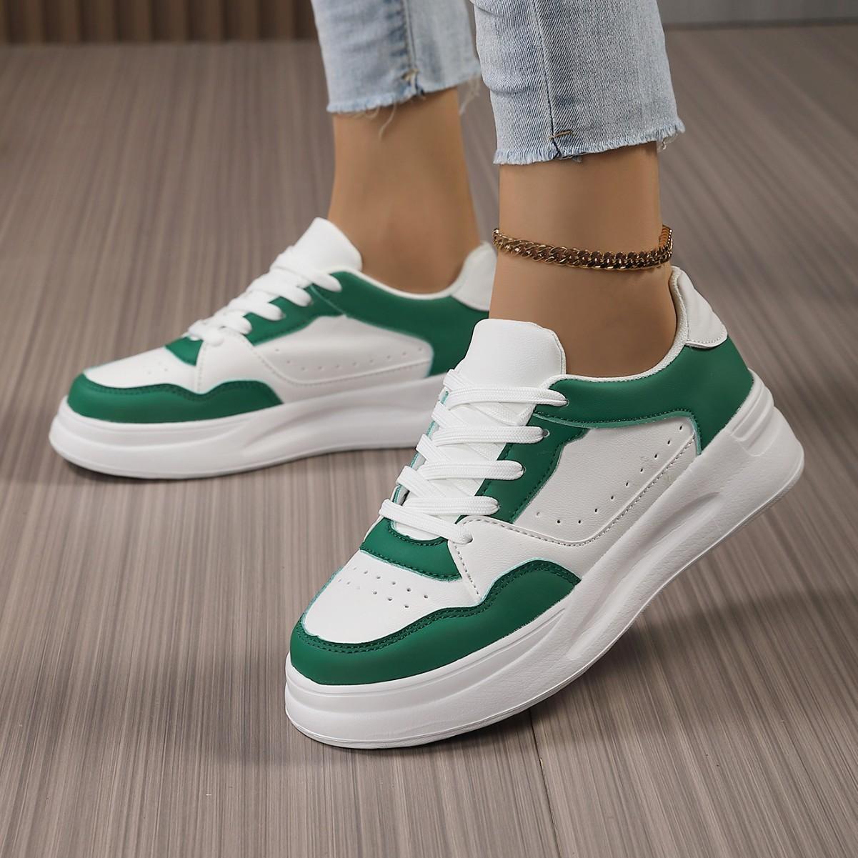 Trendy couple fashion board shoes soft sole comfortable casual sports single shoes lace up light outdoor flats 44
Trendy couple fashion board shoes soft sole comfortable casual sports single shoes lace up light outdoor flats 44