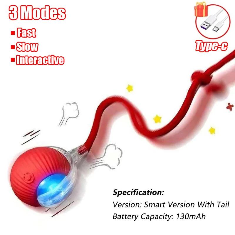Interactive Automatic Rolling Ball Pet Toy Rechargeable Electric Smart Toy with Tail for Cats Dogs Training
Interactive Automatic Rolling Ball Pet Toy Rechargeable Electric Smart Toy with Tail for Cats Dogs Training