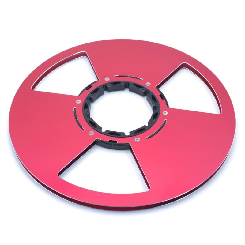 Aluminum 10inch 3 holes Tape Reel Smooth Empty Take Up Reel Enhances Auditory Quality And Long Use червоний
Aluminum 10inch 3 holes Tape Reel Smooth Empty Take Up Reel Enhances Auditory Quality And Long Use червоний