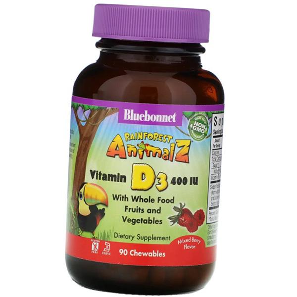 Вітамін Д, Animalz Vitamin D3, Bluebonnet Nutrition 90таб Ягідний мікс (36393085) 90tab Berry mix
Вітамін Д, Animalz Vitamin D3, Bluebonnet Nutrition 90таб Ягідний мікс (36393085) 90tab Berry mix