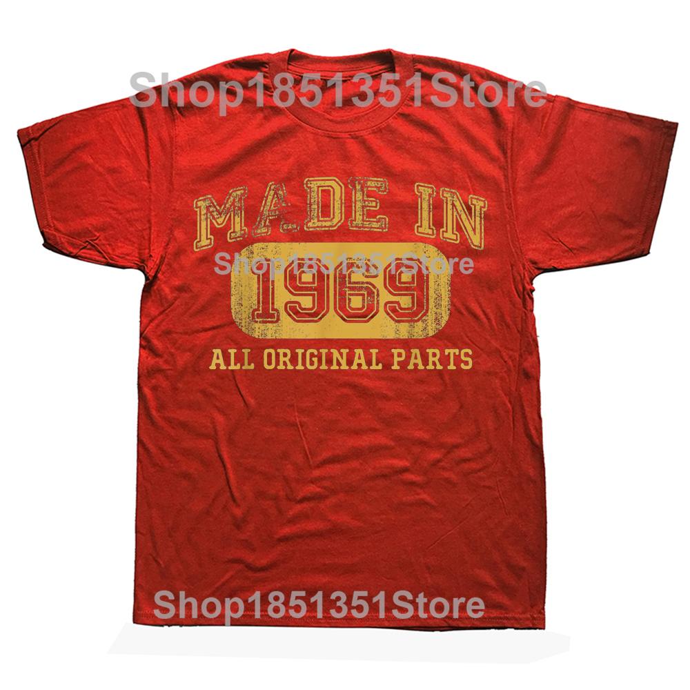 New Men Made In 1969 Birthday Gifts 57 Years Old T Shirt Oversize Printed Casual Tee shirt Casual Short Sleeve Vintage TShirt S
New Men Made In 1969 Birthday Gifts 57 Years Old T Shirt Oversize Printed Casual Tee shirt Casual Short Sleeve Vintage TShirt S