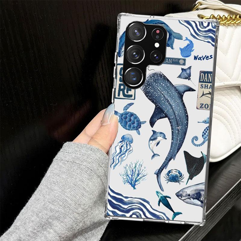 Чехол Ocean Starfish Sea Turtle Shark для Samsung Galaxy S25 S24 S23 S22 Ultra Мягкая накладка на телефон S25 Edge S21 Plus S20 FE S10 + Bl Samsung S25 Plus
Чехол Ocean Starfish Sea Turtle Shark для Samsung Galaxy S25 S24 S23 S22 Ultra Мягкая накладка на телефон S25 Edge S21 Plus S20 FE S10 + Bl Samsung S25 Plus