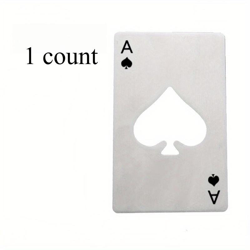 Creative Poker Card Shape Stainless Steel Bottle Opener Set, 4 Pieces Credit Card Design Beer Openers, Home Use Tool Kit
Creative Poker Card Shape Stainless Steel Bottle Opener Set, 4 Pieces Credit Card Design Beer Openers, Home Use Tool Kit