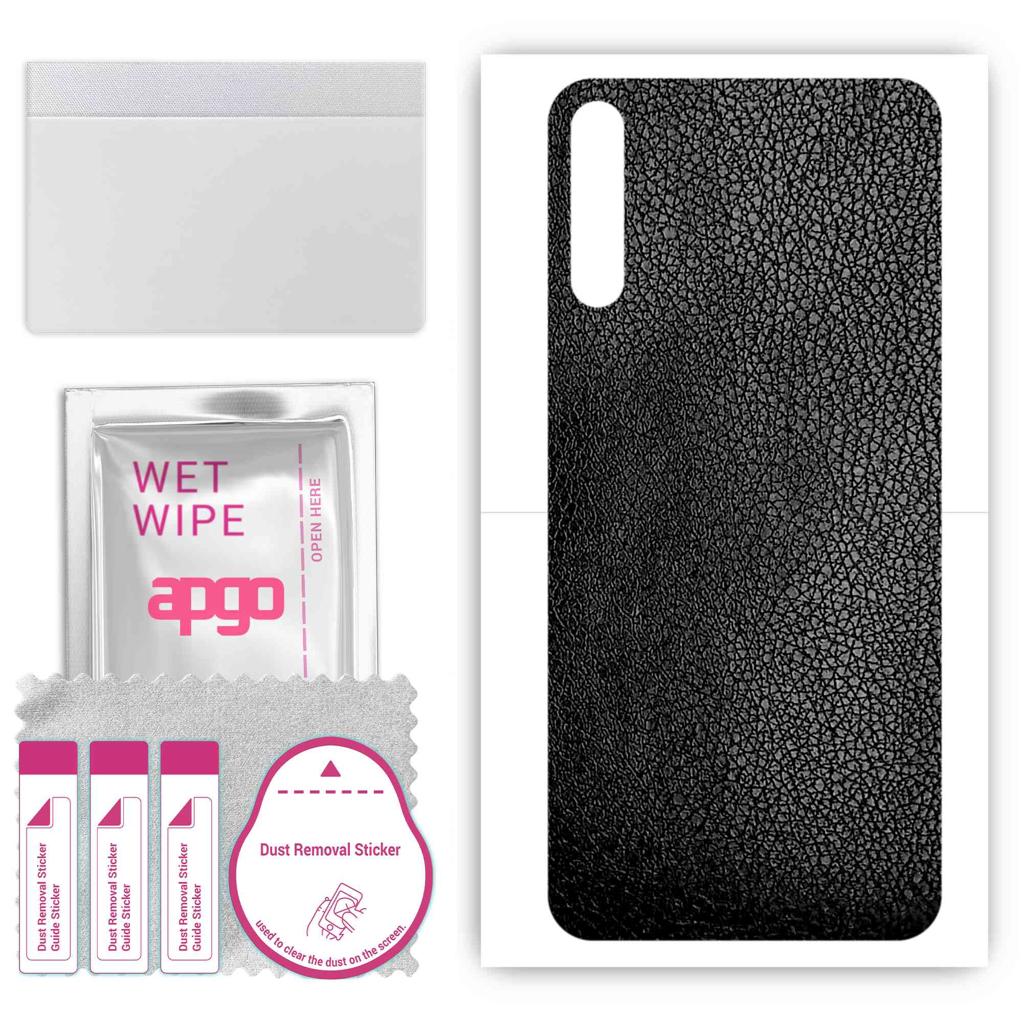 apgo Захисна наклейка для задньої панелі, сумісна з Tecno Camon 12 Pro, Wrap Film, Foil, Vinyl - Pattern Black Leather
apgo Захисна наклейка для задньої панелі, сумісна з Tecno Camon 12 Pro, Wrap Film, Foil, Vinyl - Pattern Black Leather
