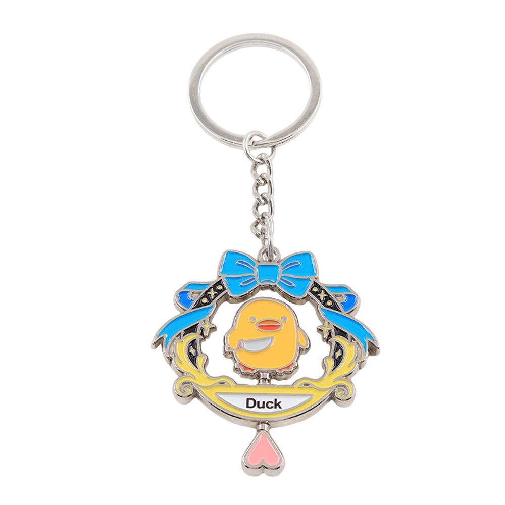 Creative Rotating Double-Sided Anime Character Keychain with Bow, Flower Basket, and Heart Pendant
Creative Rotating Double-Sided Anime Character Keychain with Bow, Flower Basket, and Heart Pendant
