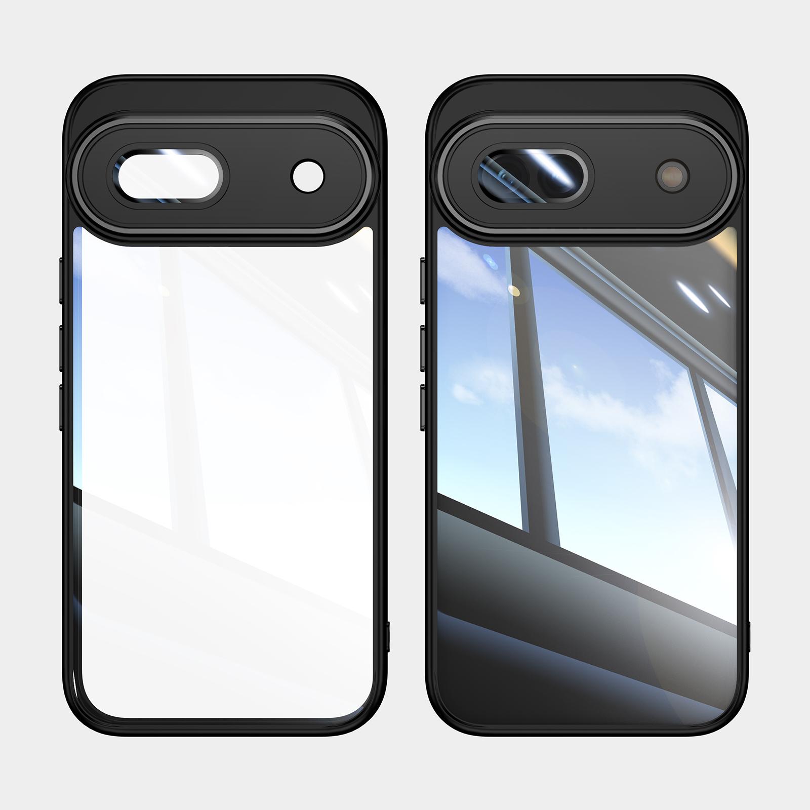 For Google Pixel 8a TPU Case WANLONFENG Drop-proof Clear Phone Cover with 2Pcs Tempered Glass Film Transparent
For Google Pixel 8a TPU Case WANLONFENG Drop-proof Clear Phone Cover with 2Pcs Tempered Glass Film Transparent
