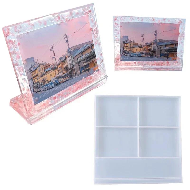 Handmade Creative Photo Frame Mold Photo Frame Resin Mold DIY Standing Photo Holder Silicone Mold Epoxy Resin Accessories 1
Handmade Creative Photo Frame Mold Photo Frame Resin Mold DIY Standing Photo Holder Silicone Mold Epoxy Resin Accessories 1