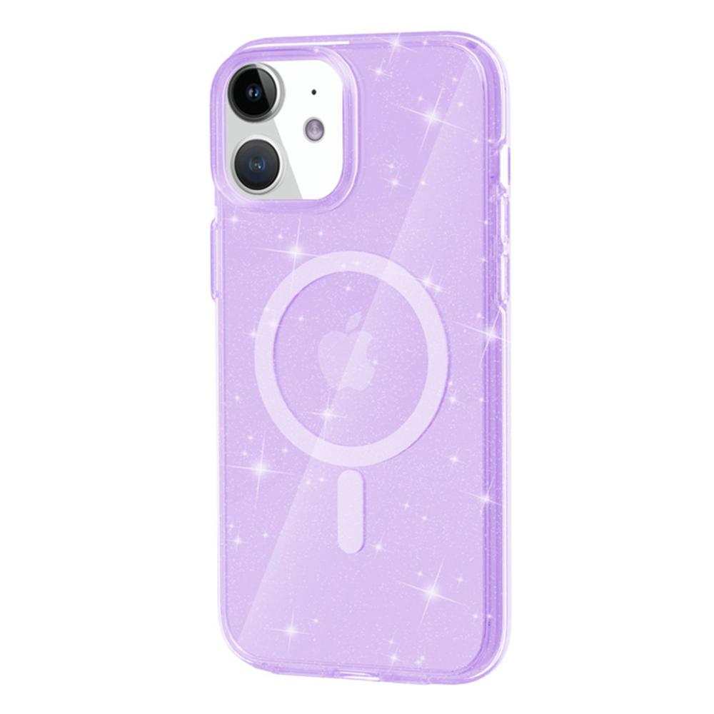 For iPhone 12 Pro/12 Case Compatible with MagSafe Glitter Powder PC+TPU Phone Cover Purple
For iPhone 12 Pro/12 Case Compatible with MagSafe Glitter Powder PC+TPU Phone Cover Purple
