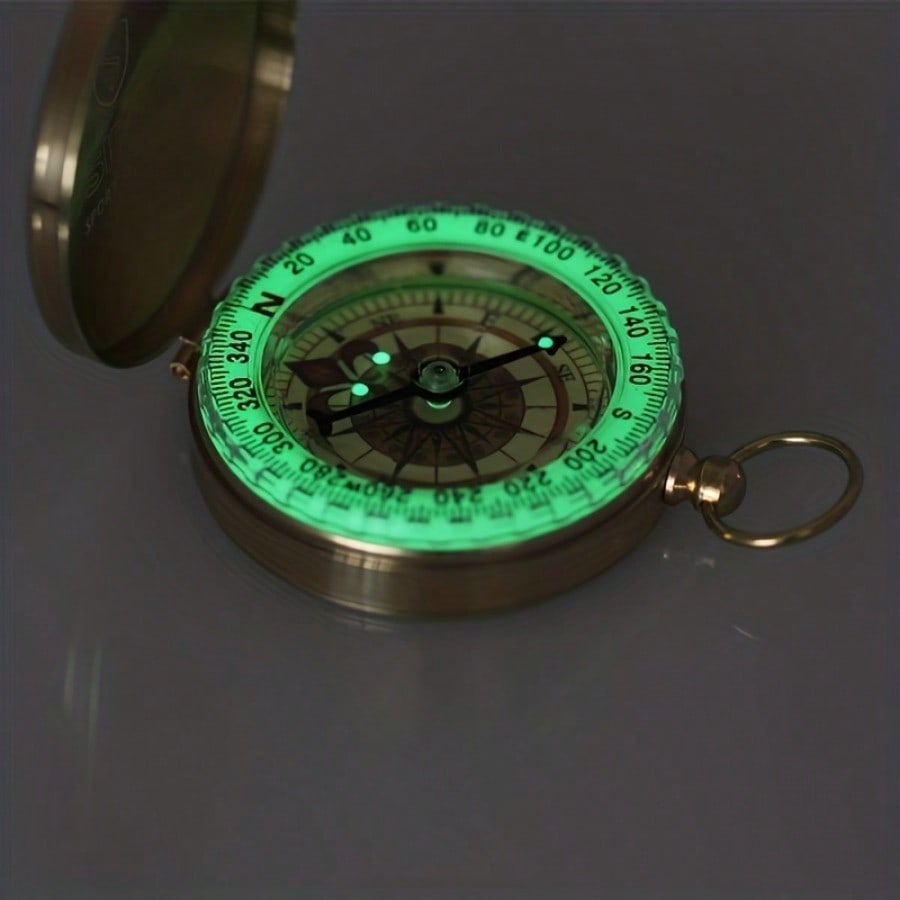1 Copper Survival Compass with Glow - Waterproof, Enhanced Visibility for Camping and Hiking - Essential for Night Adventures золотой
1 Copper Survival Compass with Glow - Waterproof, Enhanced Visibility for Camping and Hiking - Essential for Night Adventures золотой