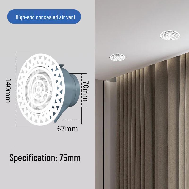 Xuanyong Frameless Embedded Fresh Air Round Vent
Xuanyong Frameless Embedded Fresh Air Round Vent