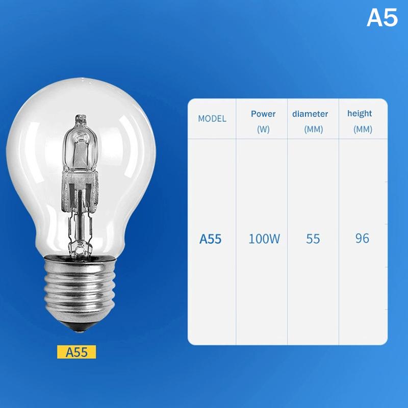 E27 28W 42W 53W 70W 100W A55 Eye Protection Downlight Spot Halogen Bulbs A55 Replace Light Lamps Reflector
E27 28W 42W 53W 70W 100W A55 Eye Protection Downlight Spot Halogen Bulbs A55 Replace Light Lamps Reflector