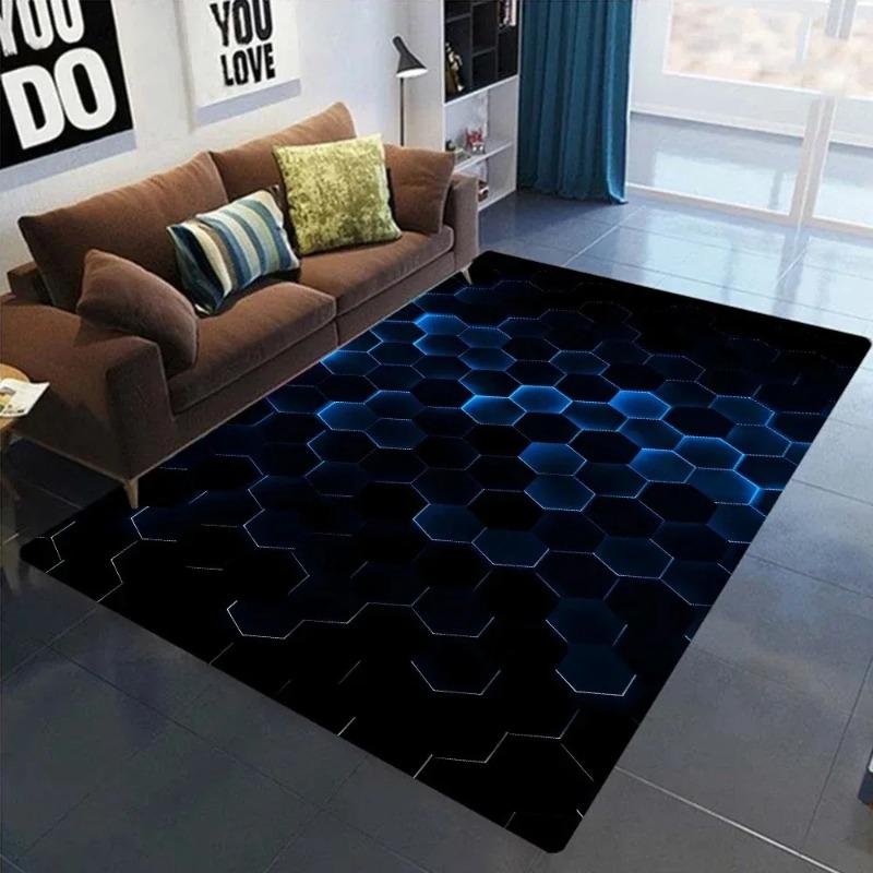 3D Geometric Carpet Neon Lights Rugs Hexagons Carpet for Home Play Gaming Room Decor Livingroom Bedroom Teens E-Sport Rug Mat 50x80cm
3D Geometric Carpet Neon Lights Rugs Hexagons Carpet for Home Play Gaming Room Decor Livingroom Bedroom Teens E-Sport Rug Mat 50x80cm