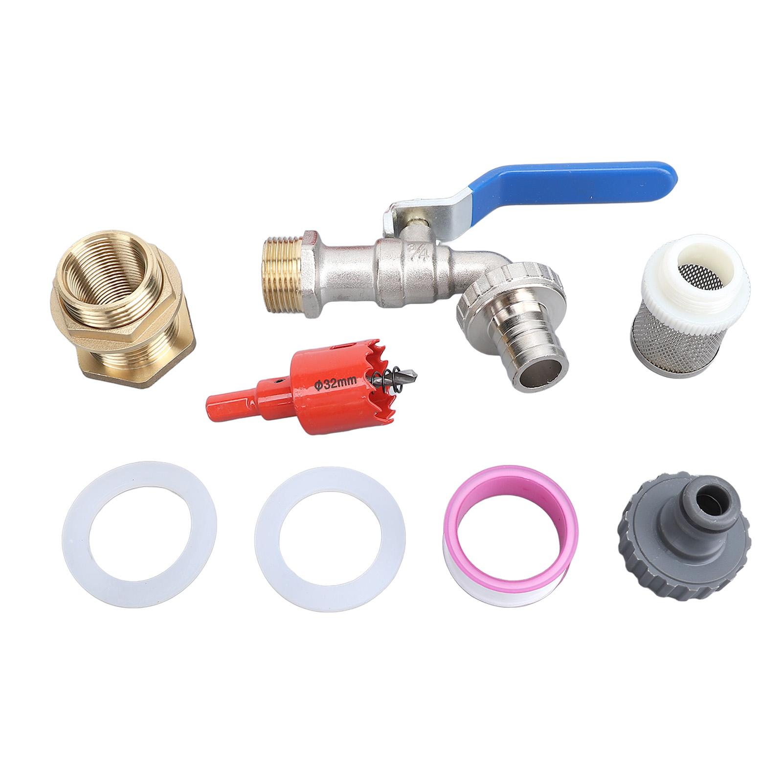 Rain Barrel Spigot Kit Professional Brass Efficient Save Energy Water Bucket Spigot for Rain Water 1/2 with Filter
Rain Barrel Spigot Kit Professional Brass Efficient Save Energy Water Bucket Spigot for Rain Water 1/2 with Filter